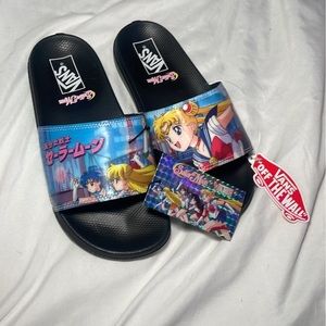SAILOR MOON X VANS La Costa Slides Size 7